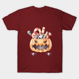 Creepy Pumpkin, Halloween T-Shirt